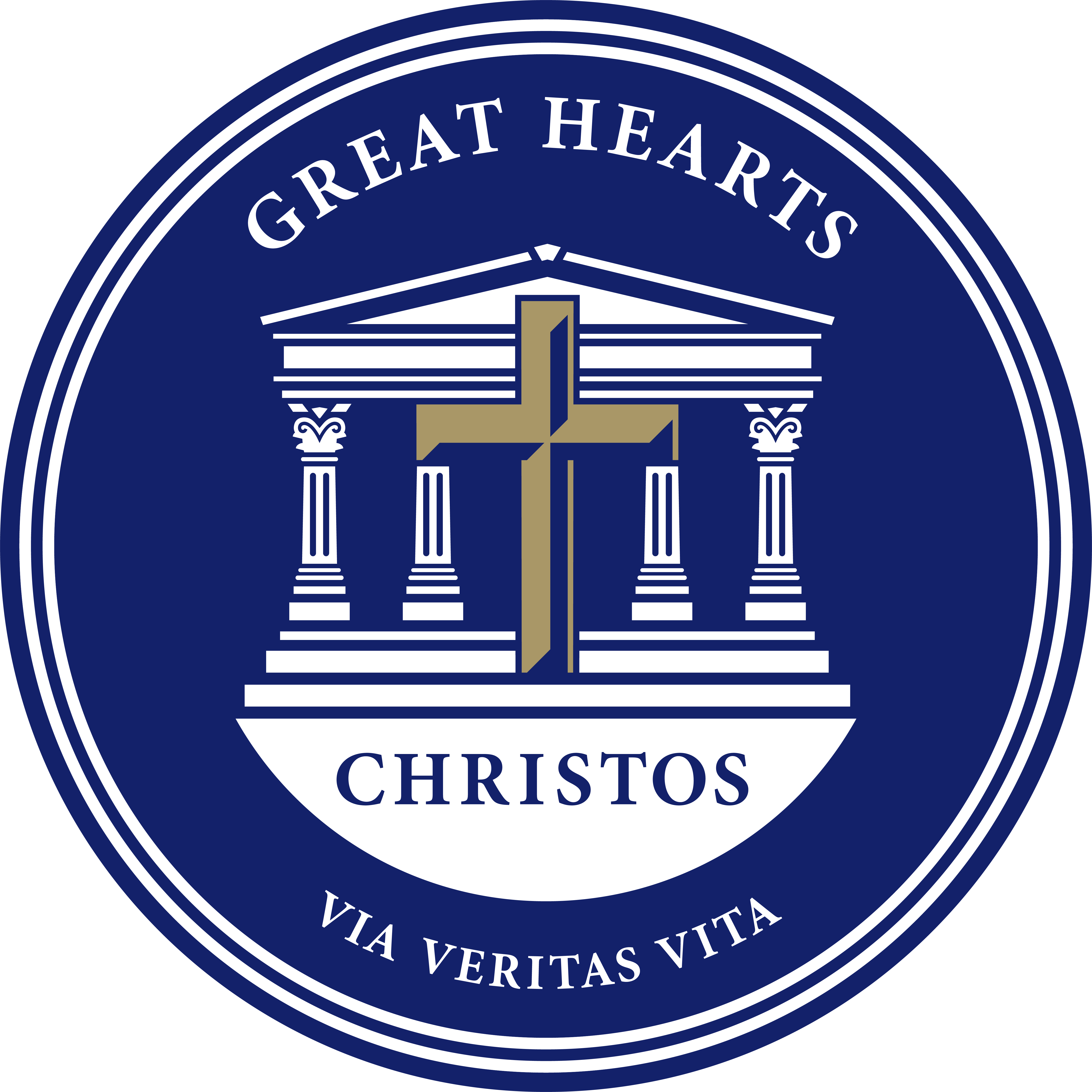 Enroll at Great Hearts Christos School Crest